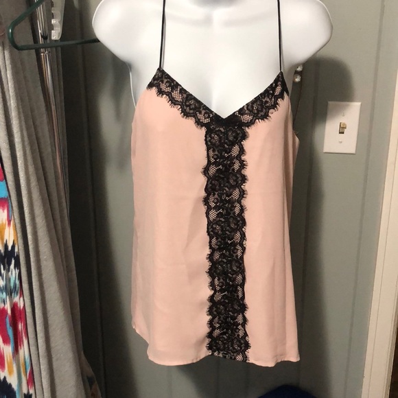 Express Tops - NWT Express pink lace tank size small